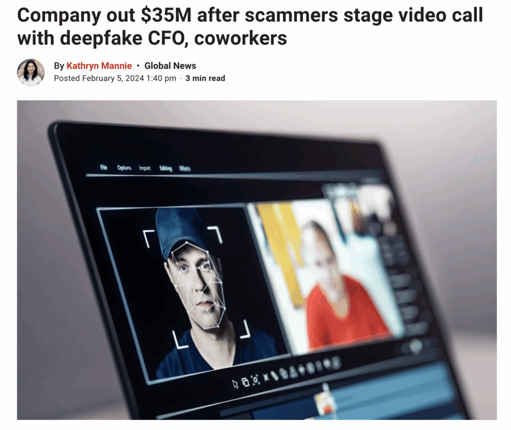 deepfake — global news